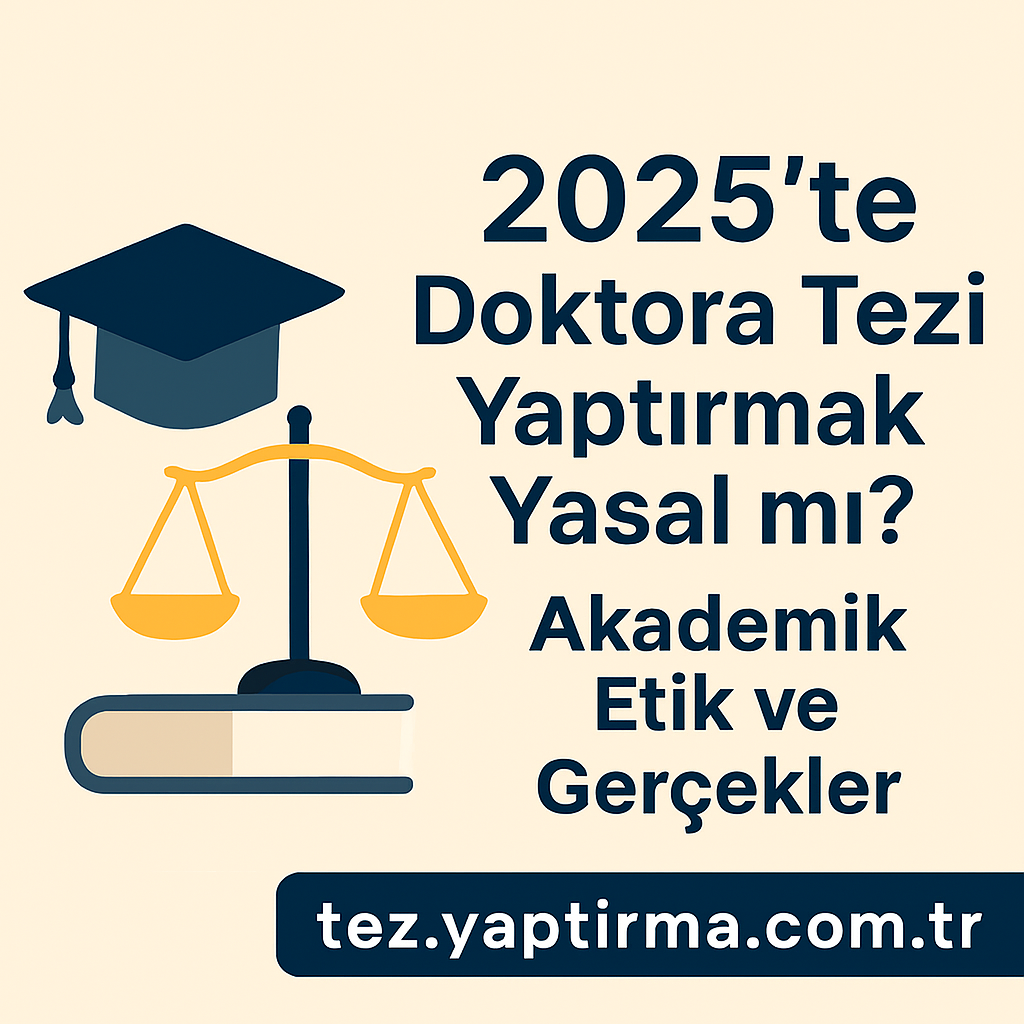 Read more about the article 2025’te Doktora Tezi Yaptırmak Yasal mı? Akademik Etik ve Gerçekler