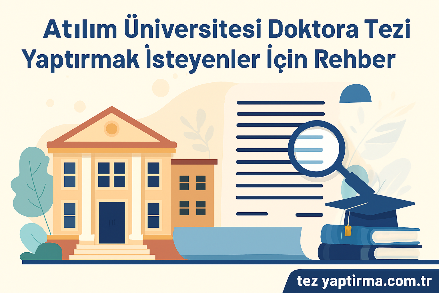 Atılım Üniversitesi Doktora Tezi Yaptırmak İsteyenler İçin Rehber - Tez Yazdırma & Danışmanlık Merkezi
