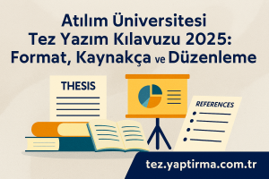 Atılım Üniversitesi Tez Yazım Kılavuzu 2025 Format Kaynakça ve Düzenleme - Tez Yazdırma & Danışmanlık Merkezi