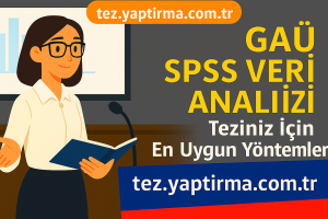 GAÜ SPSS Veri Analizi Hizmeti Teziniz İçin En Uygun Yöntemler - Tez Yazdırma & Danışmanlık Merkezi