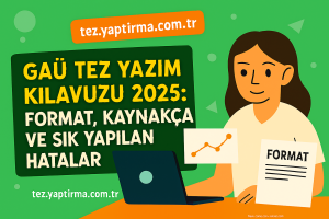 GAÜ Tez Yazım Kılavuzu 2025 Format Kaynakça ve Sık Yapılan Hatalar - Tez Yazdırma & Danışmanlık Merkezi
