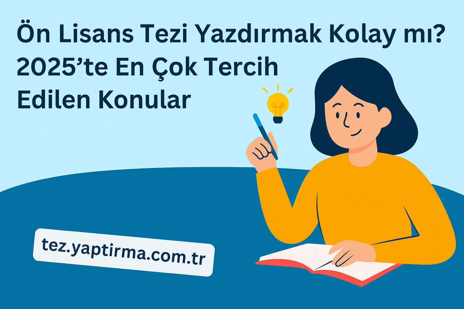 Read more about the article Ön Lisans Tezi Yazdırmak Kolay mı? 2025’te En Çok Tercih Edilen Konular