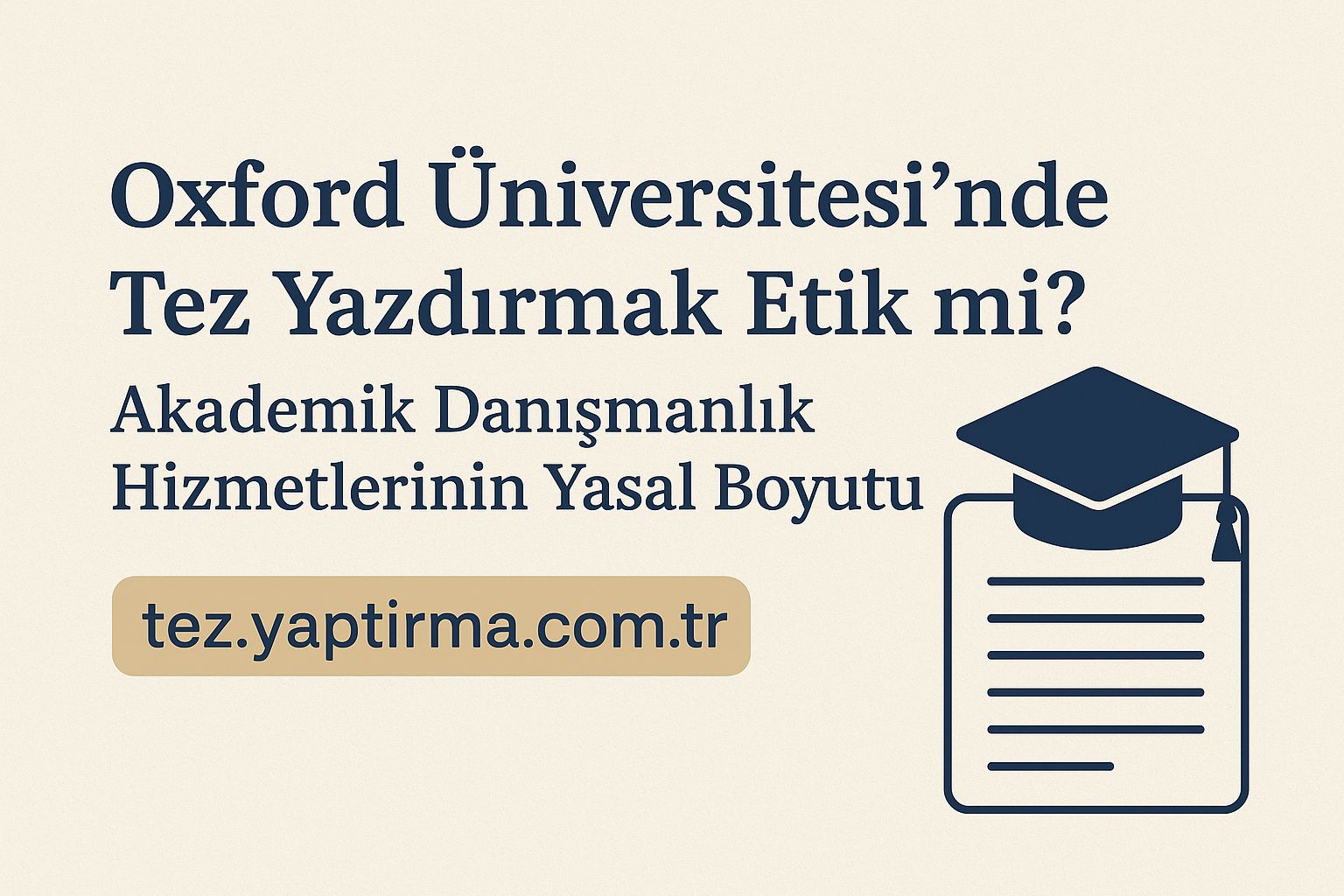 Read more about the article Oxford Üniversitesi’nde Tez Yazdırmak Etik mi? Akademik Danışmanlık Hizmetlerinin Yasal Boyutu
