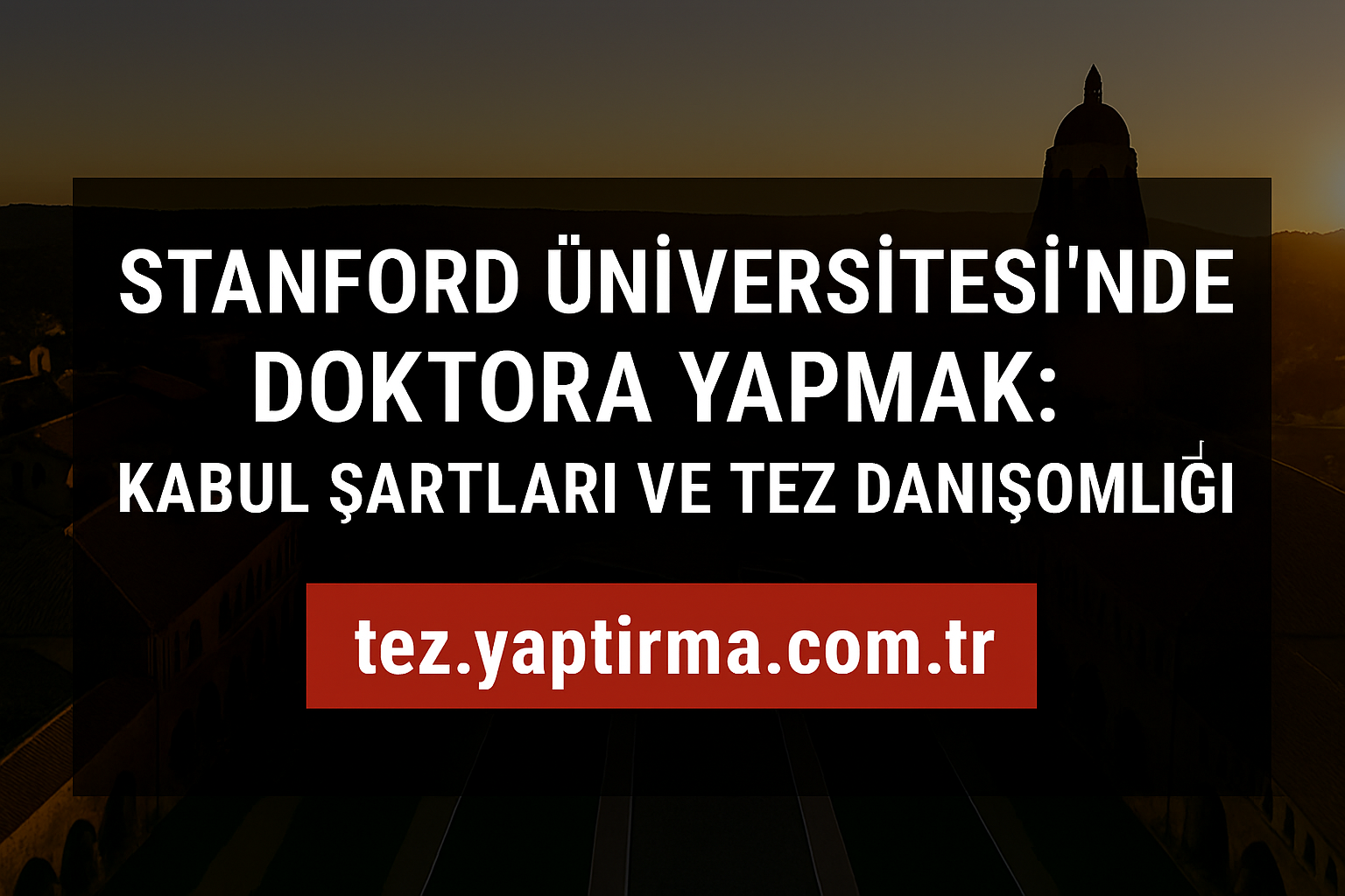 Read more about the article Stanford Üniversitesi’nde Doktora Yapmak: Kabul Şartları ve Tez Danışmanlığı