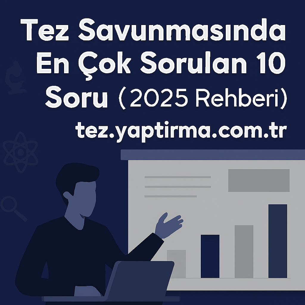 Read more about the article Tez Savunmasında En Çok Sorulan 10 Soru (2025 Rehberi)