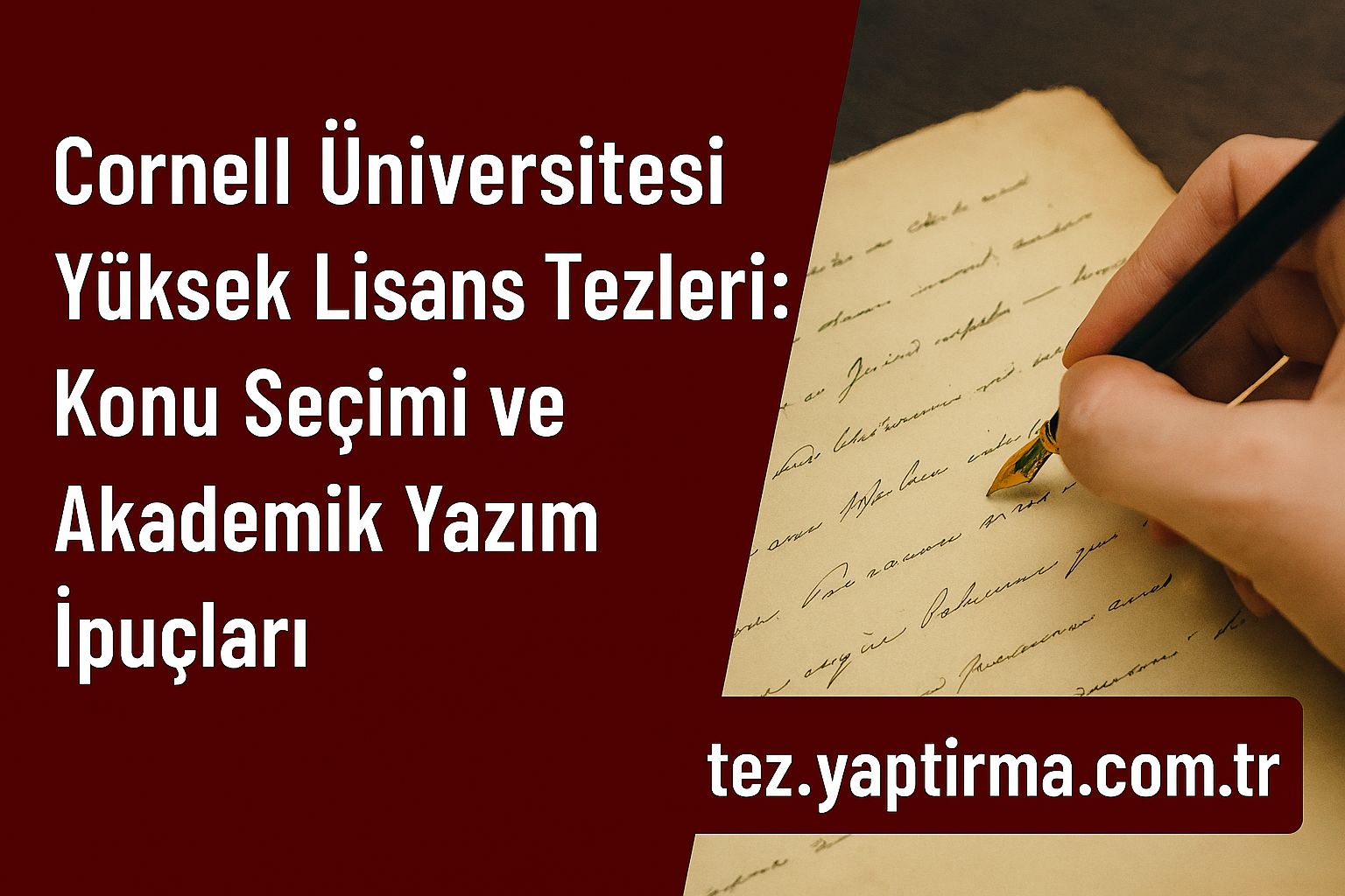Read more about the article Cornell Üniversitesi Yüksek Lisans Tezleri: Konu Seçimi ve Akademik Yazım İpuçları