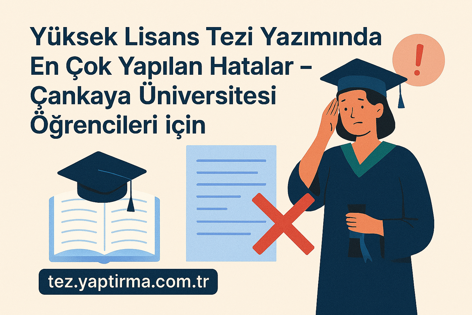 Read more about the article Yüksek Lisans Tezi Yazımında En Çok Yapılan Hatalar – Çankaya Üniversitesi Öğrencileri İçin