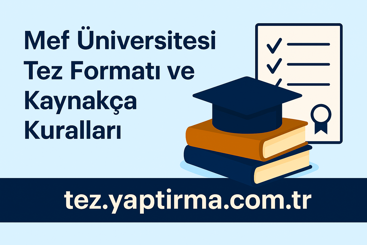 Read more about the article MEF Üniversitesi Tez Formatı ve Kaynakça Kuralları: Eksiksiz Bir Kılavuz