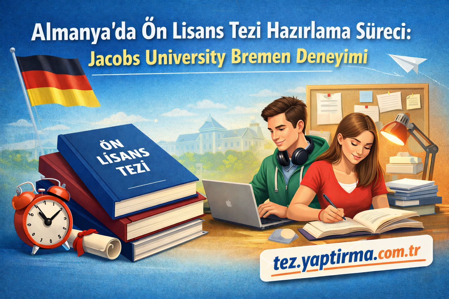 Read more about the article Almanya’da Ön Lisans Tezi Hazırlama Süreci: Jacobs University Bremen Deneyimi