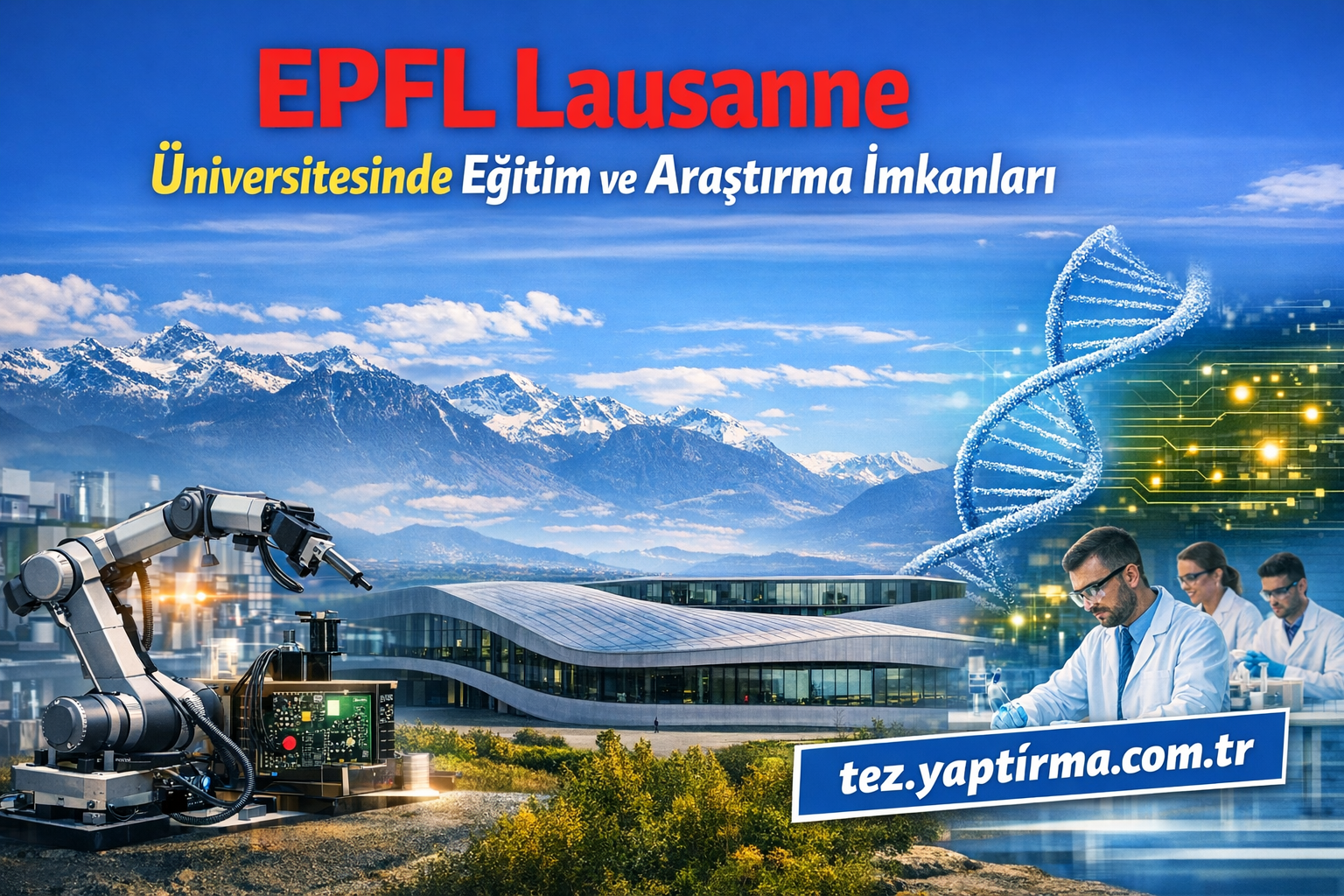 Read more about the article EPFL Lausanne Üniversitesinde Eğitim ve Araştırma İmkanları