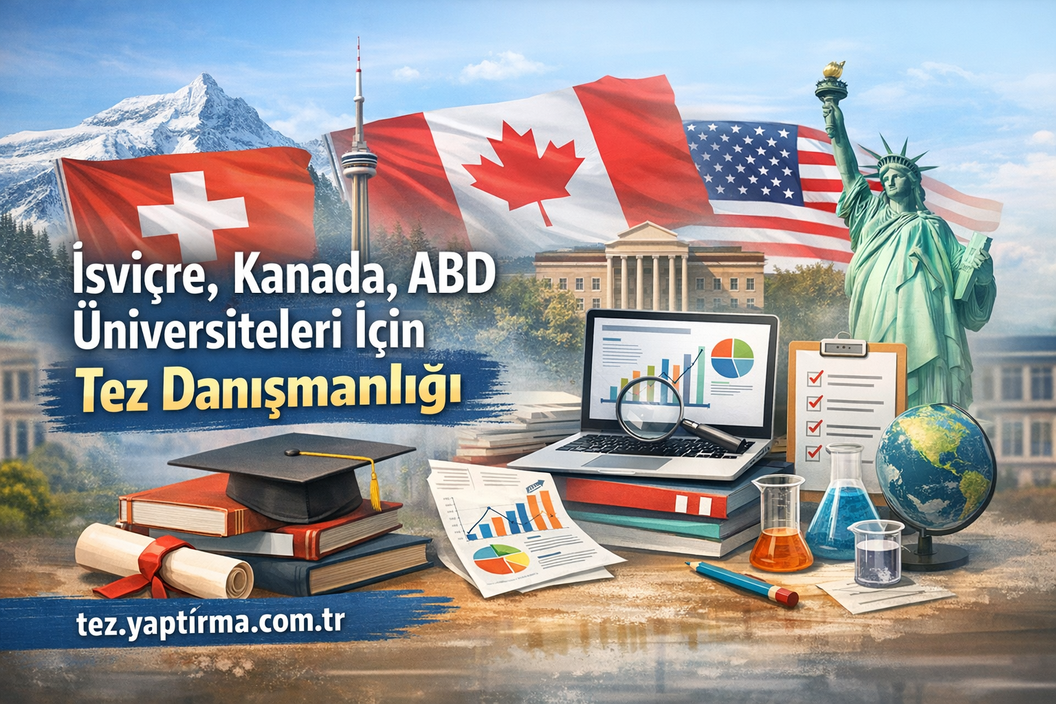 Read more about the article İsviçre, Kanada, ABD Üniversiteleri İçin Tez Danışmanlığı