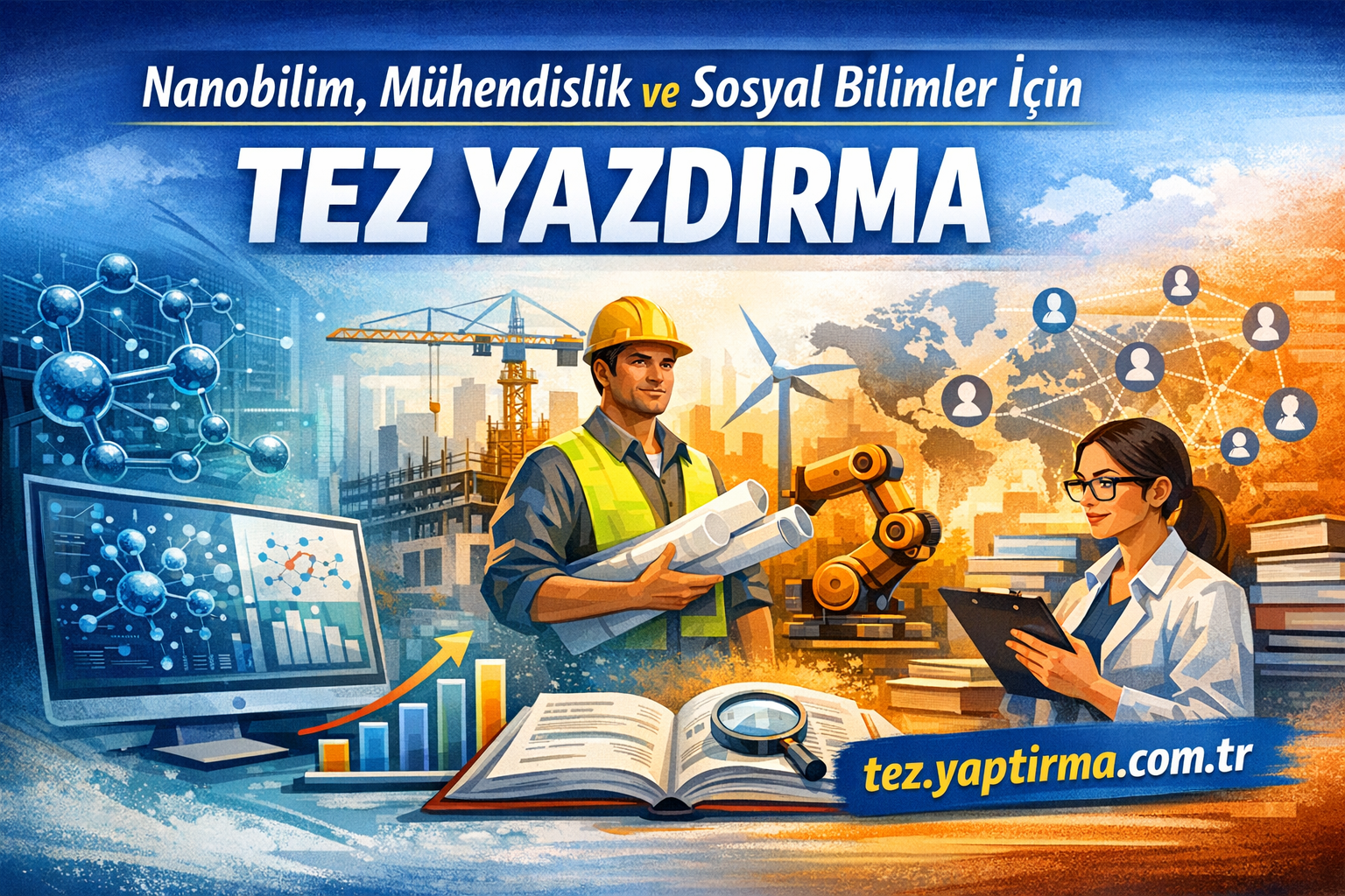 Read more about the article Nanobilim, Mühendislik ve Sosyal Bilimler İçin Tez Yazdırma