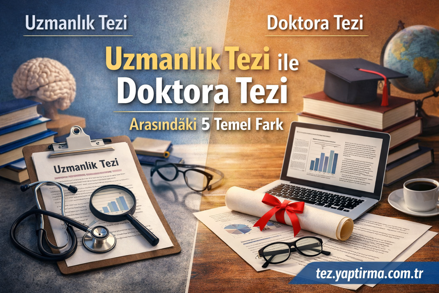 Read more about the article Uzmanlık Tezi ile Doktora Tezi Arasındaki 5 Temel Fark