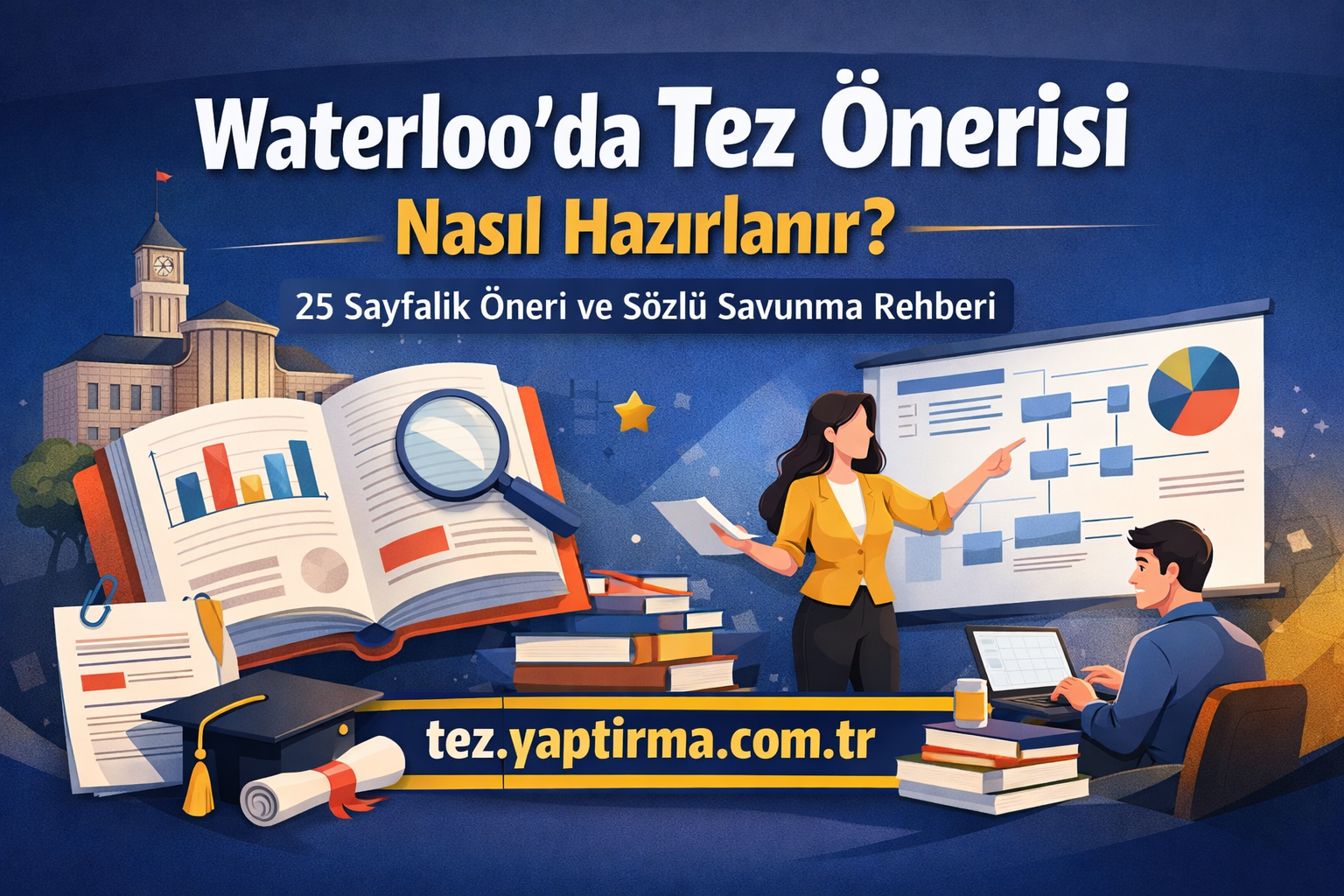 Read more about the article Waterloo’da Tez Önerisi (Proposal) Nasıl Hazırlanır? 25 Sayfalık Öneri ve Sözlü Savunma Rehberi
