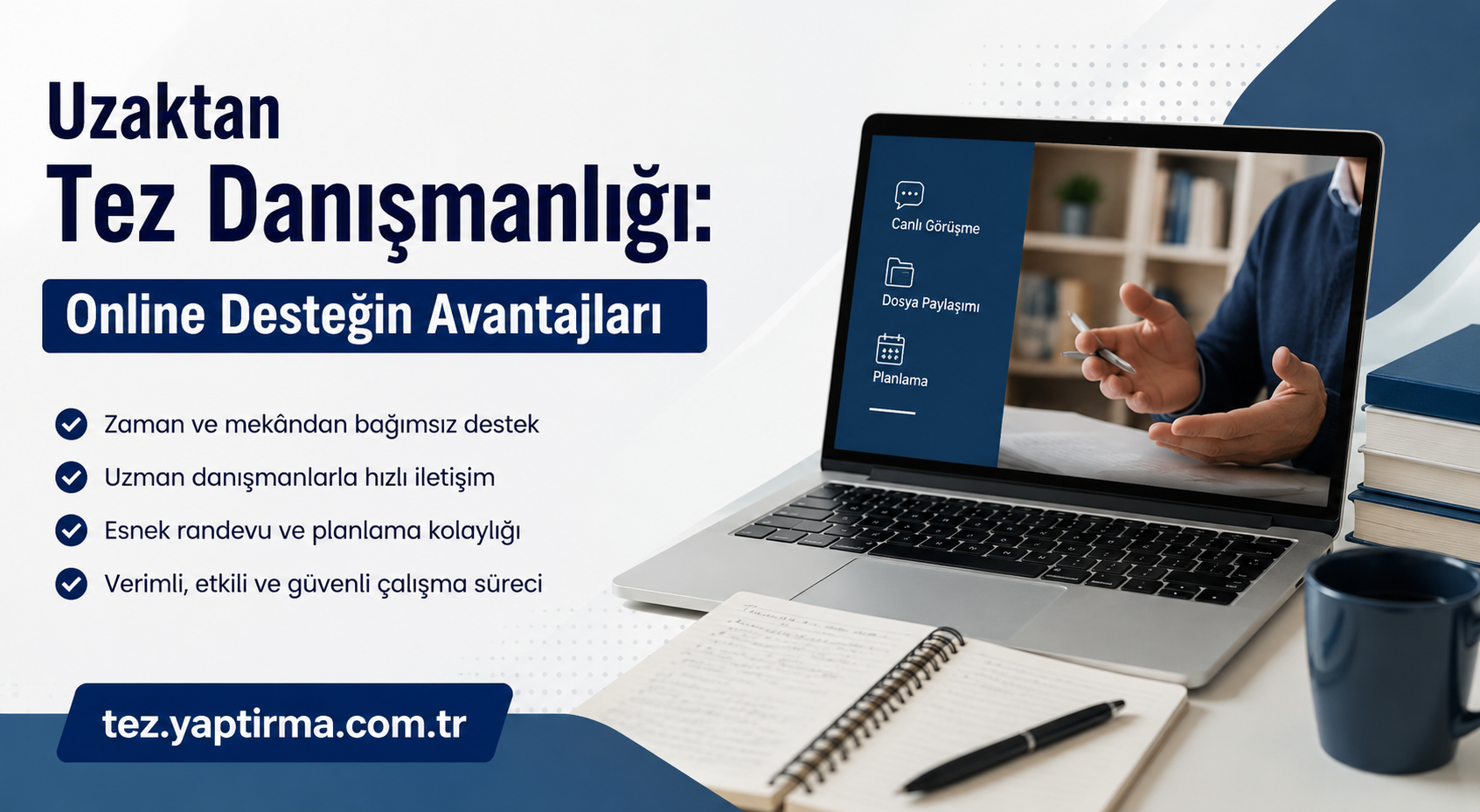 Read more about the article Uzaktan Tez Danışmanlığı: Online Desteğin Avantajları